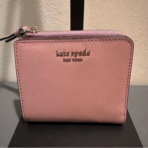 kate spade New York Blush Pink Zip Wallet